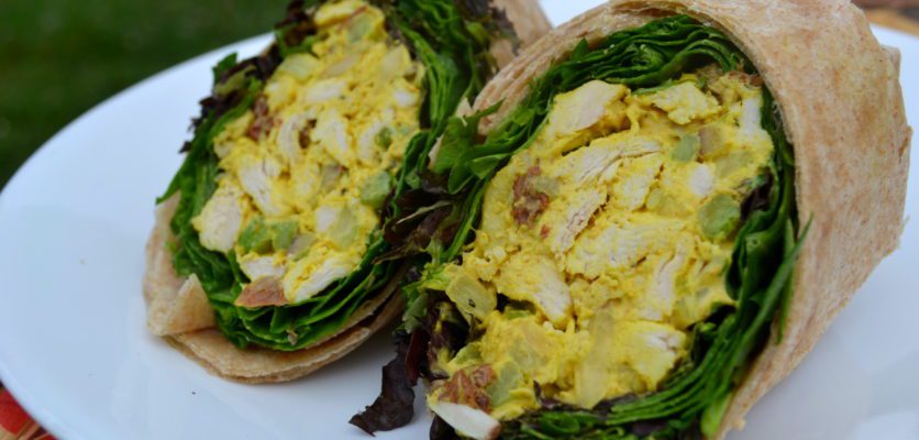 Curried Chicken Salad Wrap