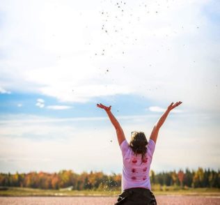 Throwing Cranberries