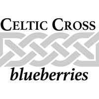 Celtic Cross Blueberries Logo