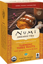 Numi Turmeric Three Roots Tea