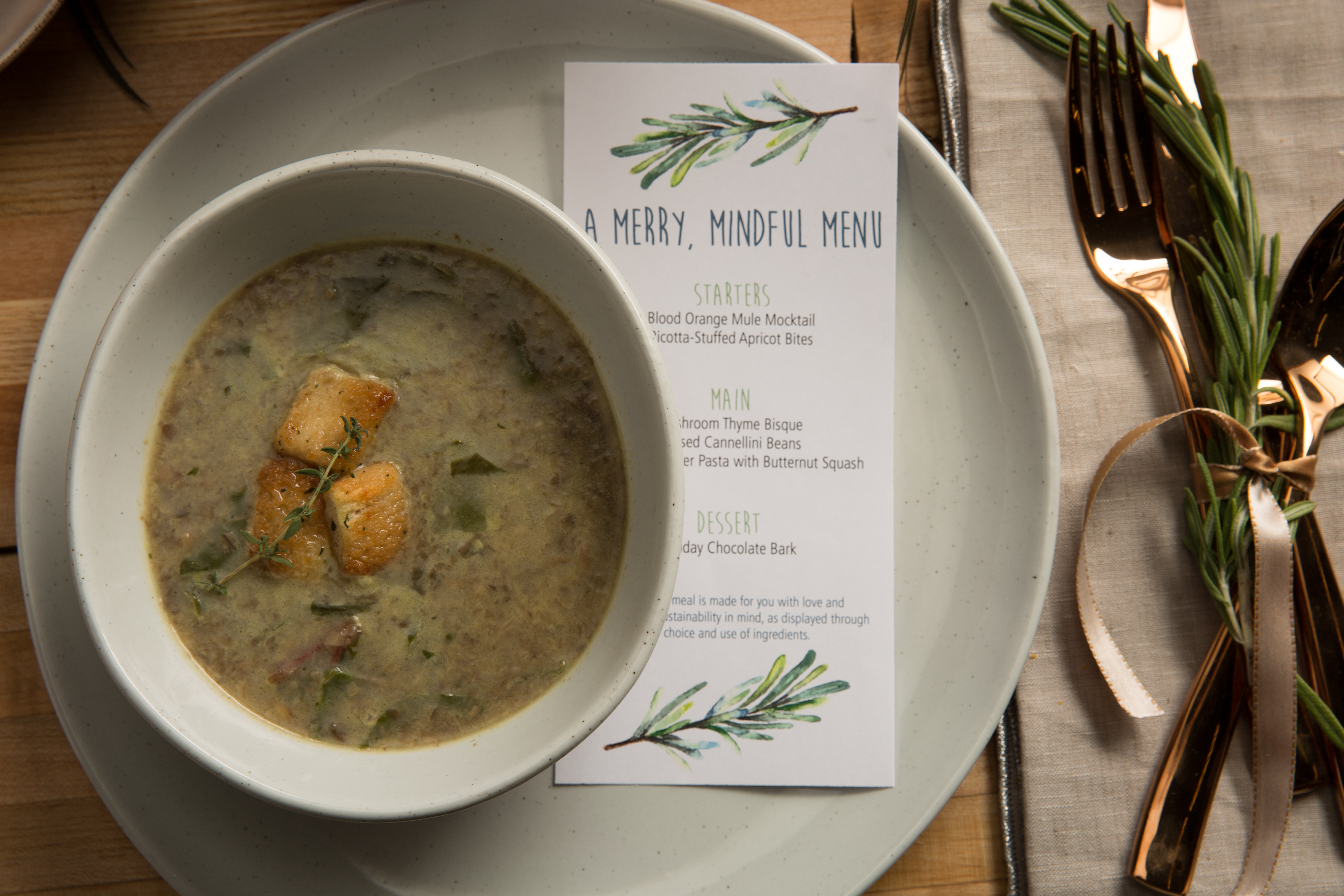 Mushroom Thyme Bisque