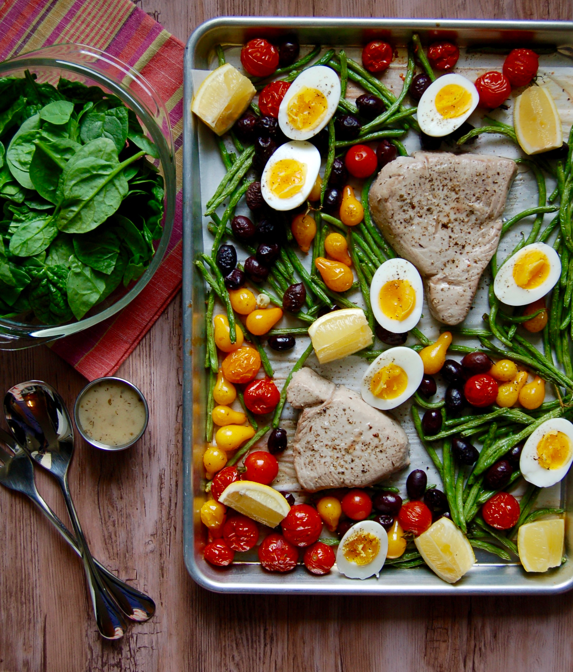 Simple Sheet-Pan Tuna Niçoise