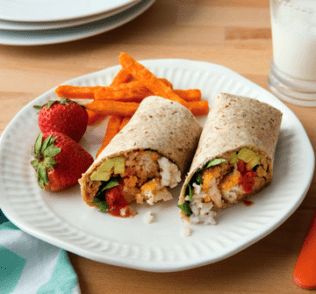 Easy Chicken Nugget Burritos