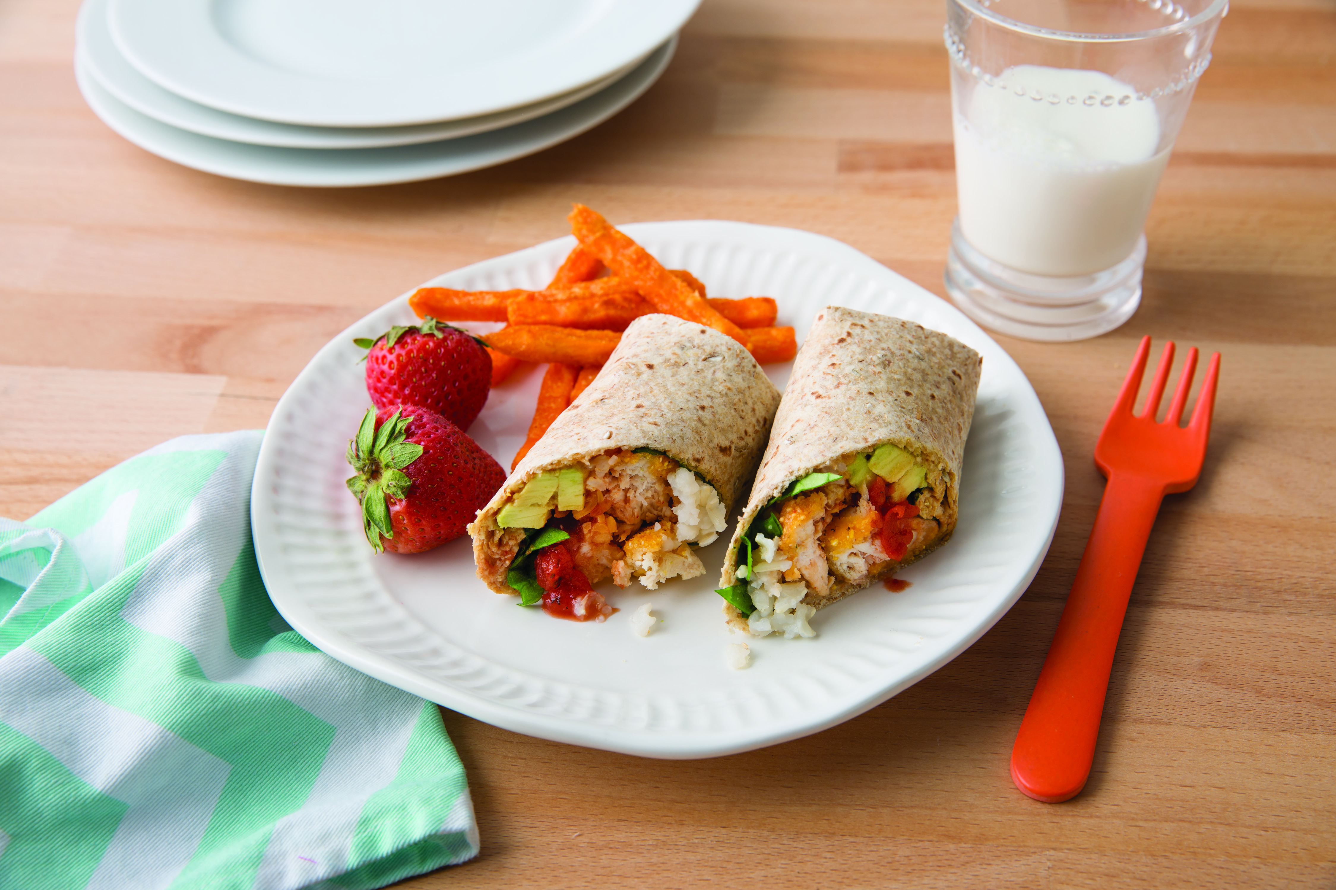 Easy Chicken Nugget Burritos