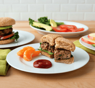 Hidden Veggie Cheeseburgers