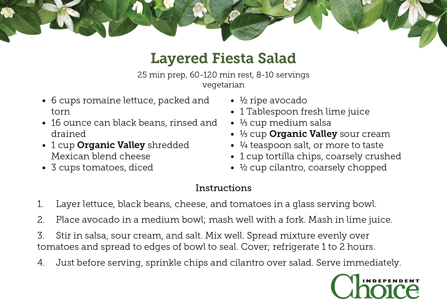 Layered Fiesta Salad