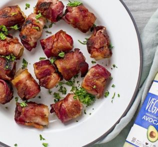 Bacon Wrapped Hot Dog Bites