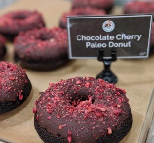 Chocolate Cherry Donut
