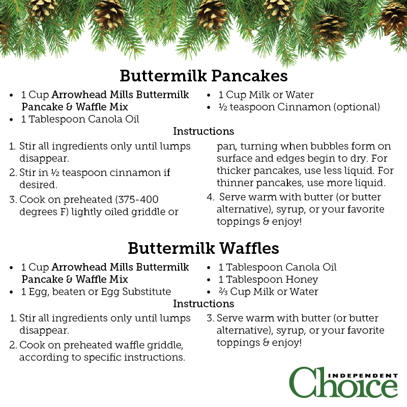 Buttermilk Pancakes & Waffes Recipe