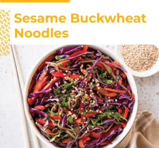 Sesame Buckwheat Noodles