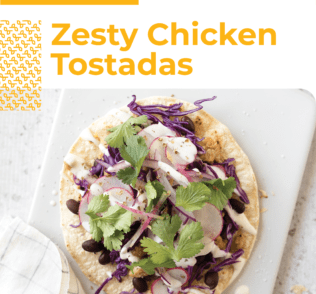 Zesty Chicken Tostadas Image