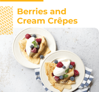 Berries and Cream Crepes