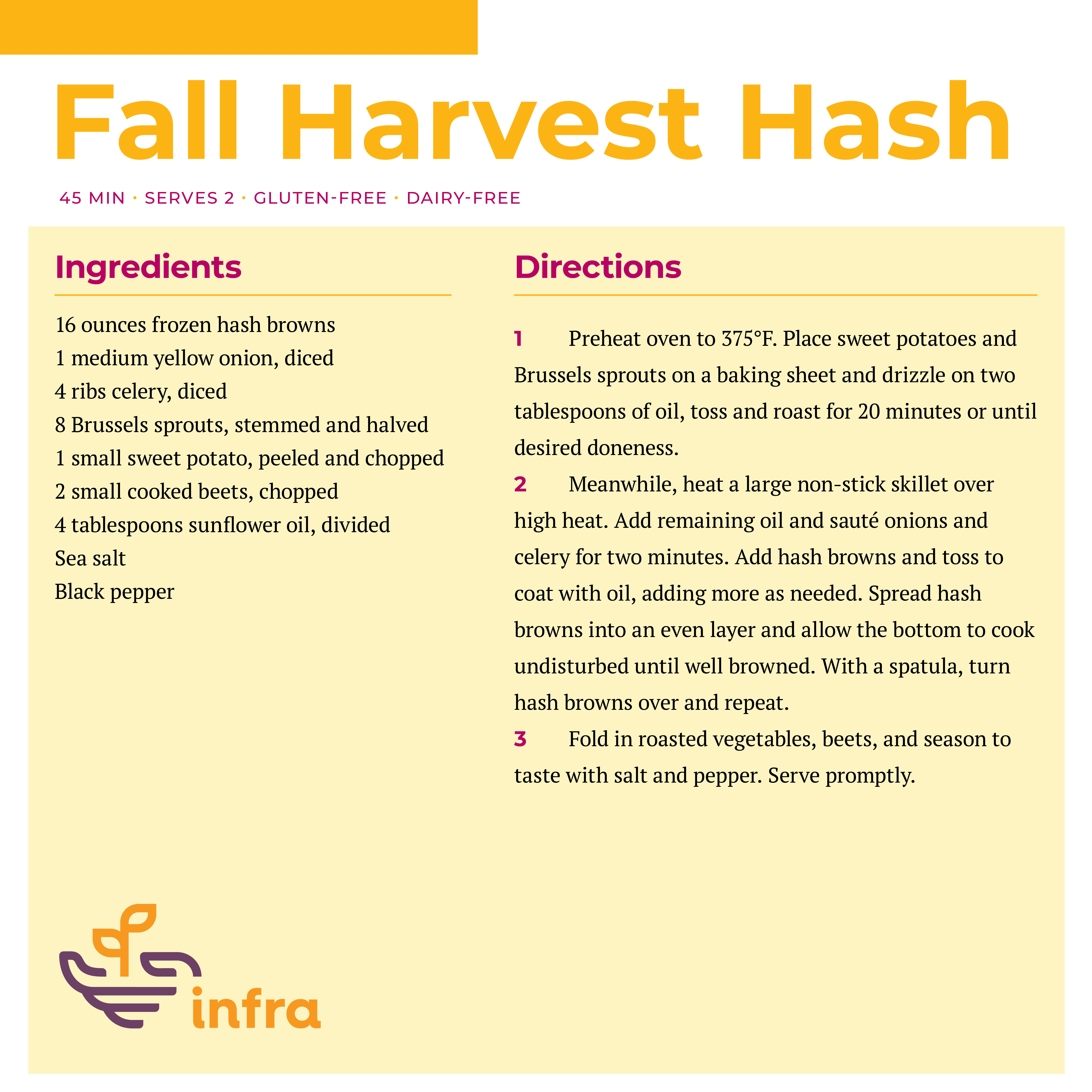 Fall Harvest Hash