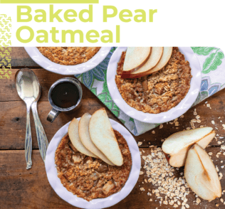 Baked Pear Oatmeal