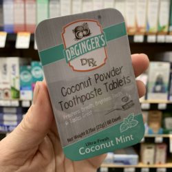 Dr. Ginger's Coconut Powder Toothpaste Tablets
