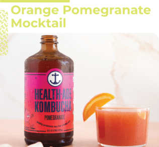 Orange Pomegranate Mocktail