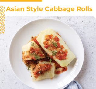 Asian Style Cabbage Rolls