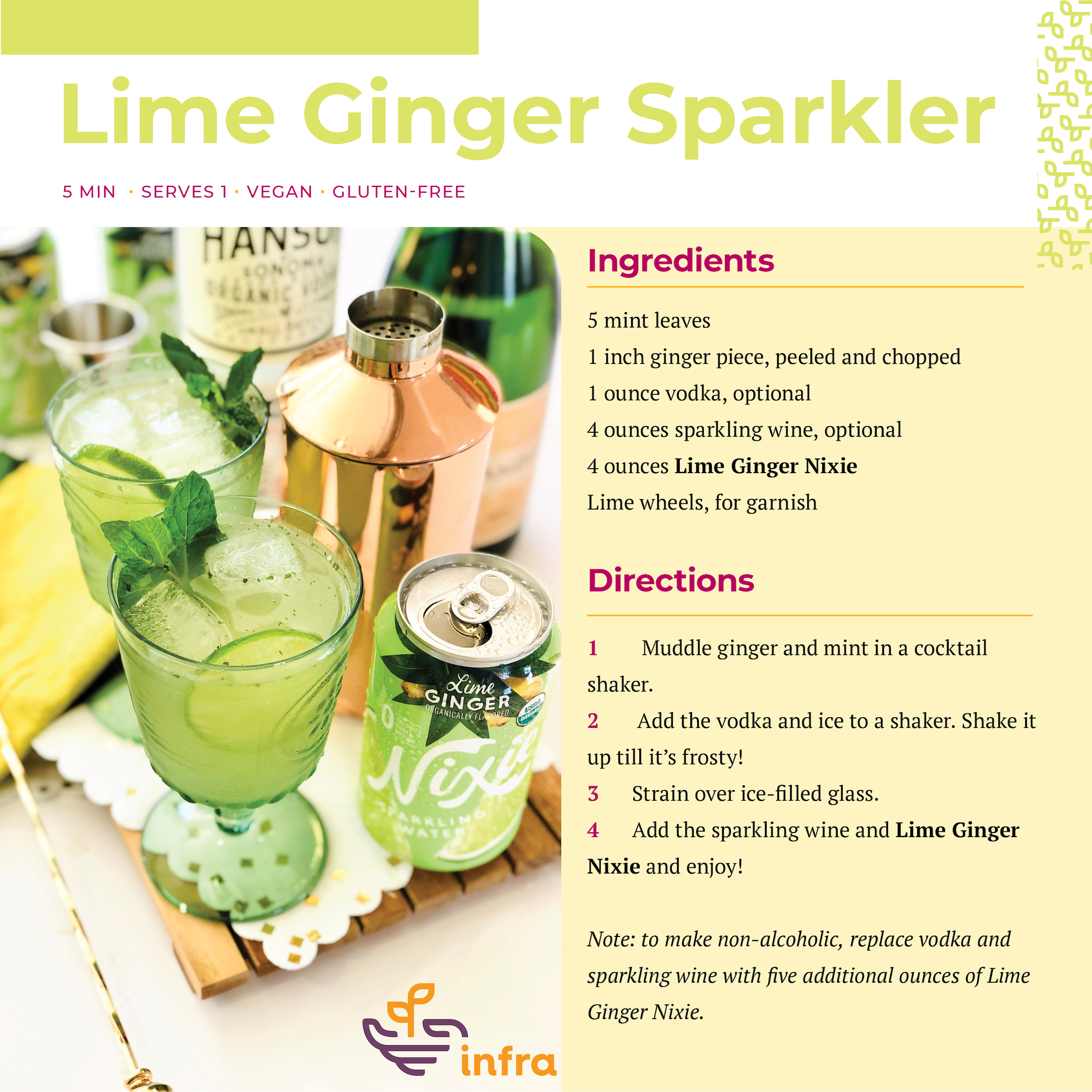 Lime Ginger Sparkler