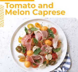 Tomato and Melon Caprese Image